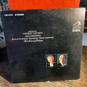 Rubinstein / Leinsdorf / Beethoven Emperor Concerto BSO LP RCA Red Seal VG